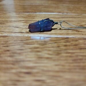 Amethyst Crystal Pendant Necklace